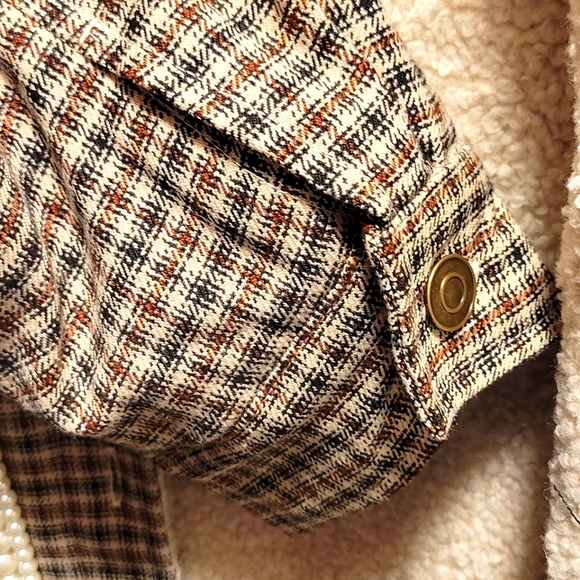 ENTRO Trucker Jacket w/ Sherpa Lining | Design Inspired by Men | NWT | Size Med - Picture 2 of 11